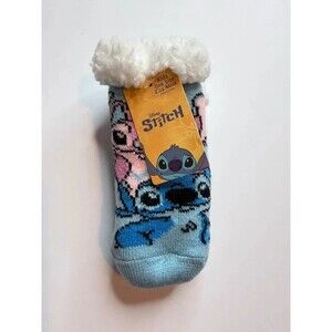 Disney Stitch Kids Slipper Gripper Socks